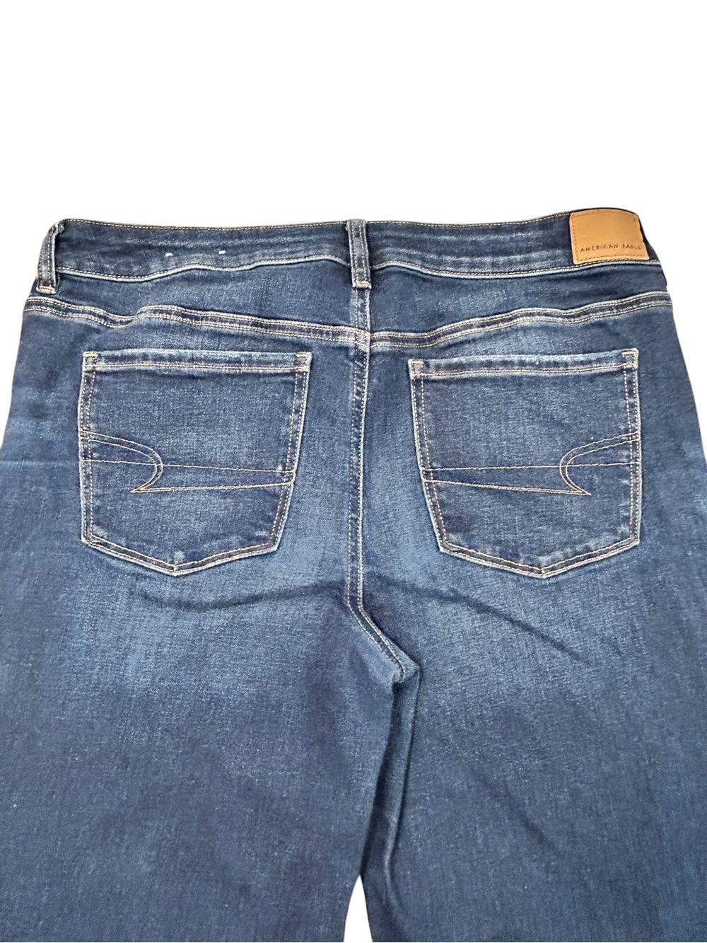 American Eagle Favorite Boyfriend Super Stretch Jeans 14 Denim Casual Bootcut - Picture 5 of 11